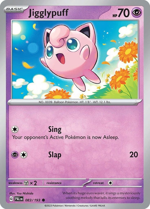 Scarlet & Violet 2 Paldea Evolved 083/193 Jigglypuff - Gathering Games