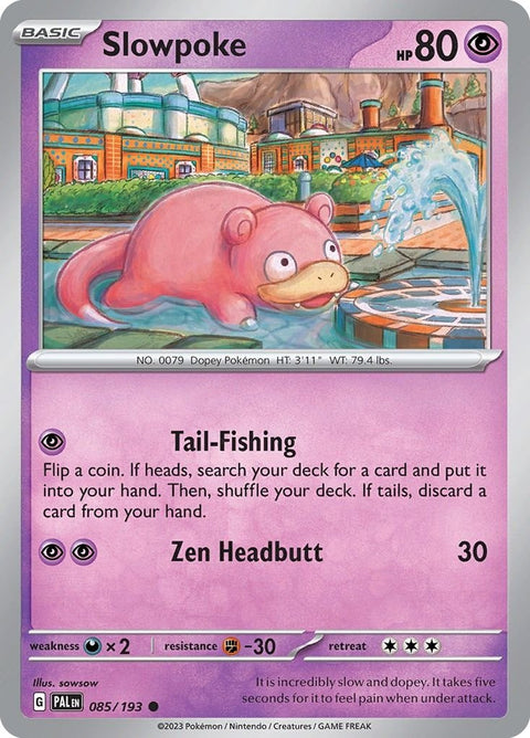 Scarlet & Violet 2 Paldea Evolved 085/193 Slowpoke - Gathering Games