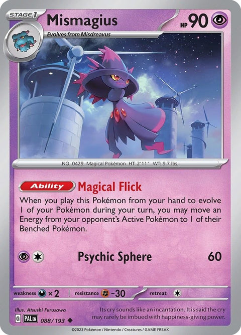 Scarlet & Violet 2 Paldea Evolved 088/193 Mismagius - Gathering Games