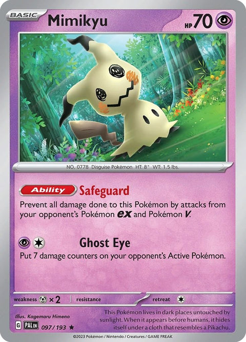 Scarlet & Violet 2 Paldea Evolved 097/193 Mimikyu - Gathering Games