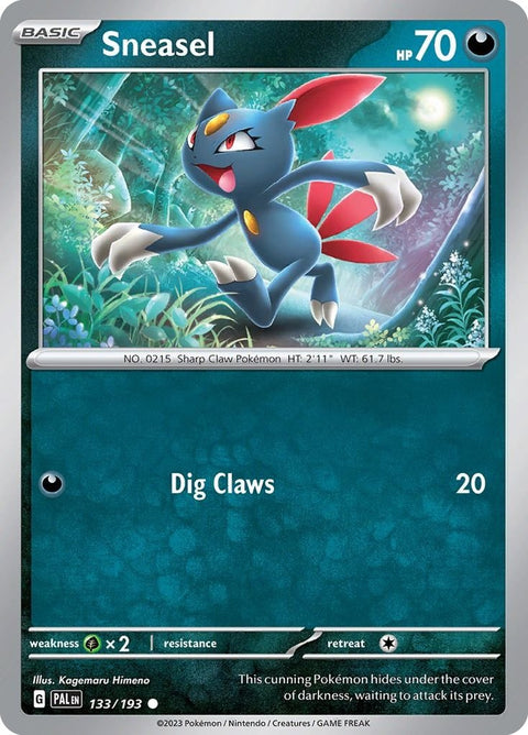 Scarlet & Violet 2 Paldea Evolved 133/193 Sneasel - Gathering Games