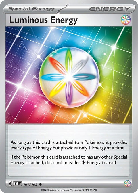 Scarlet & Violet 2 Paldea Evolved 191/193 Luminous Energy - Reverse Holo - Gathering Games