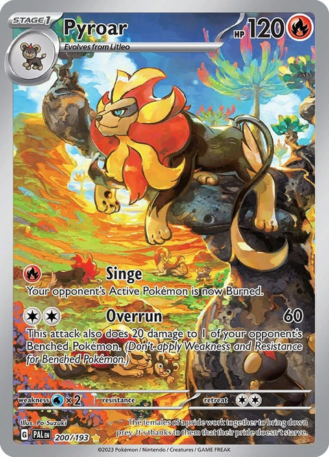 Scarlet & Violet 2 Paldea Evolved 200/193 Pyroar - Gathering Games