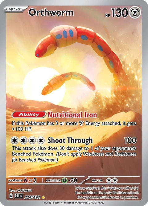 Scarlet & Violet 2 Paldea Evolved 224/193 Orthworm - Gathering Games