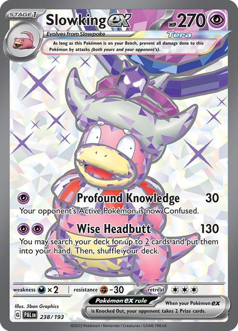 Scarlet & Violet 2 Paldea Evolved 238/193 Slowking ex - Gathering Games