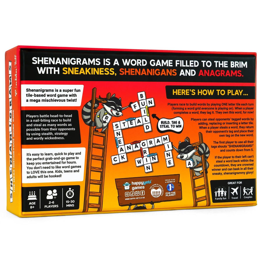Shenanigrams: The Mega Mischievous Word Game - Gathering Games