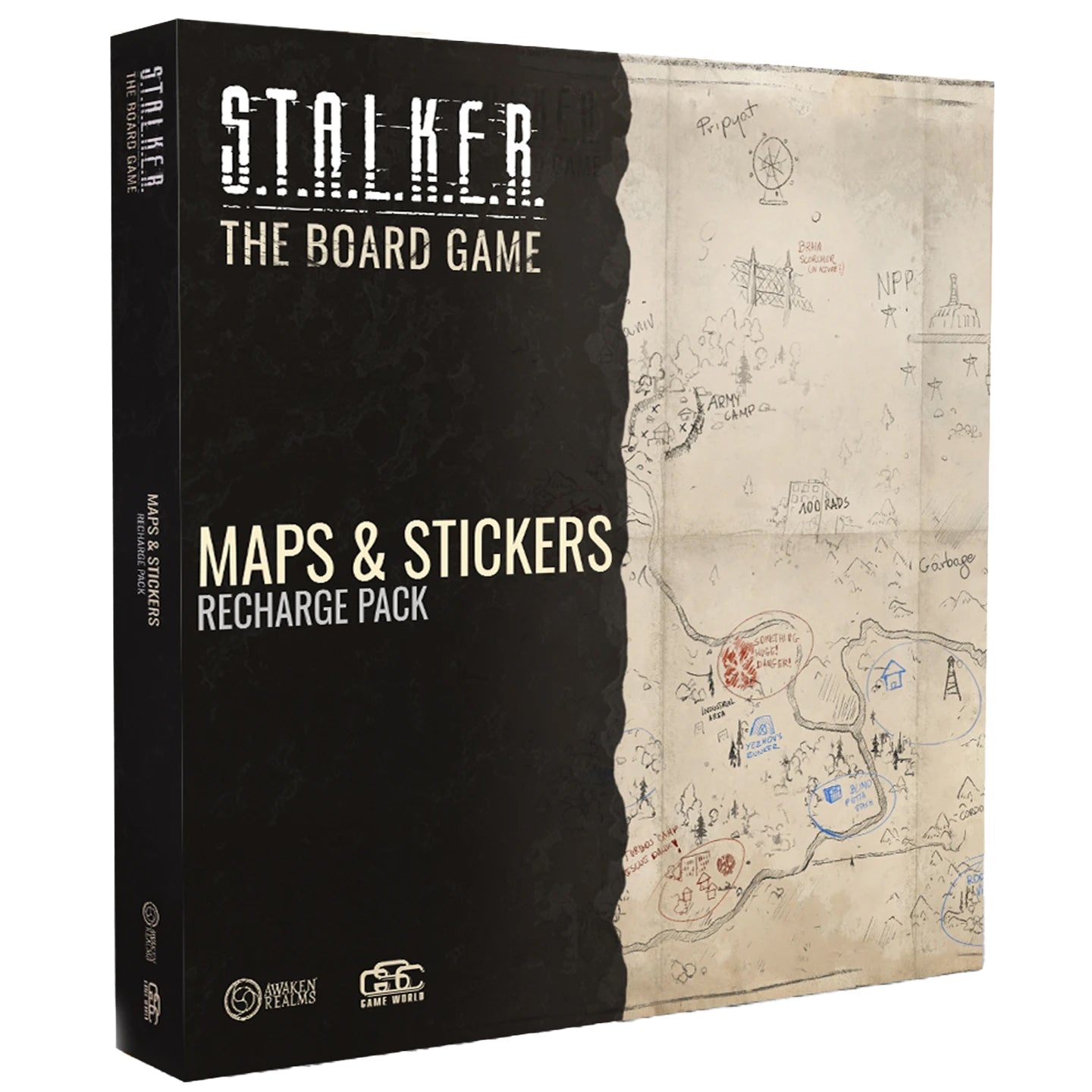 STALKER: The Board Game - Maps & Stickers Recharge Pack | Gathering Games