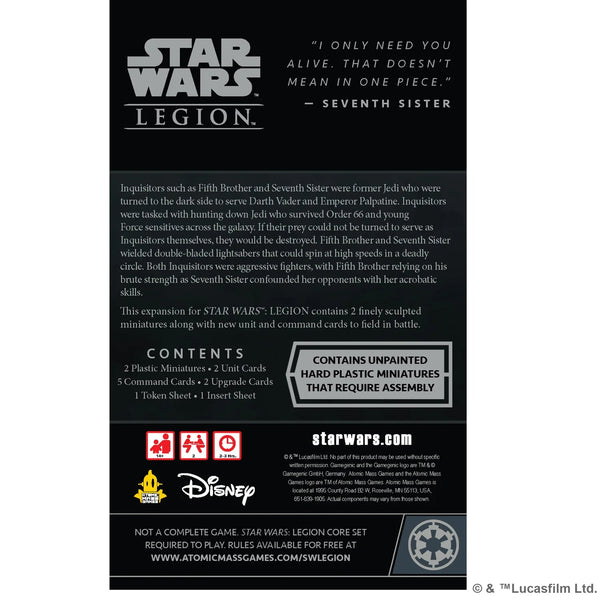 Star Wars Legion: Fifth Brother and Seventh Sister Operative Expansion - 3