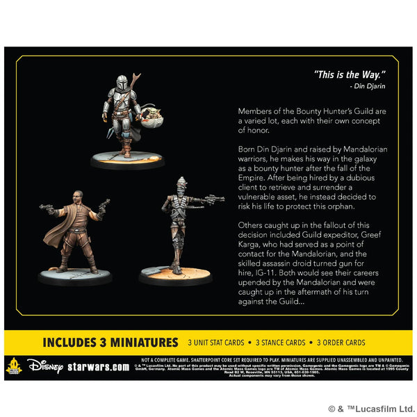 Star Wars Shatterpoint: Certified Guild - The Mandalorian Squad Pack - 4