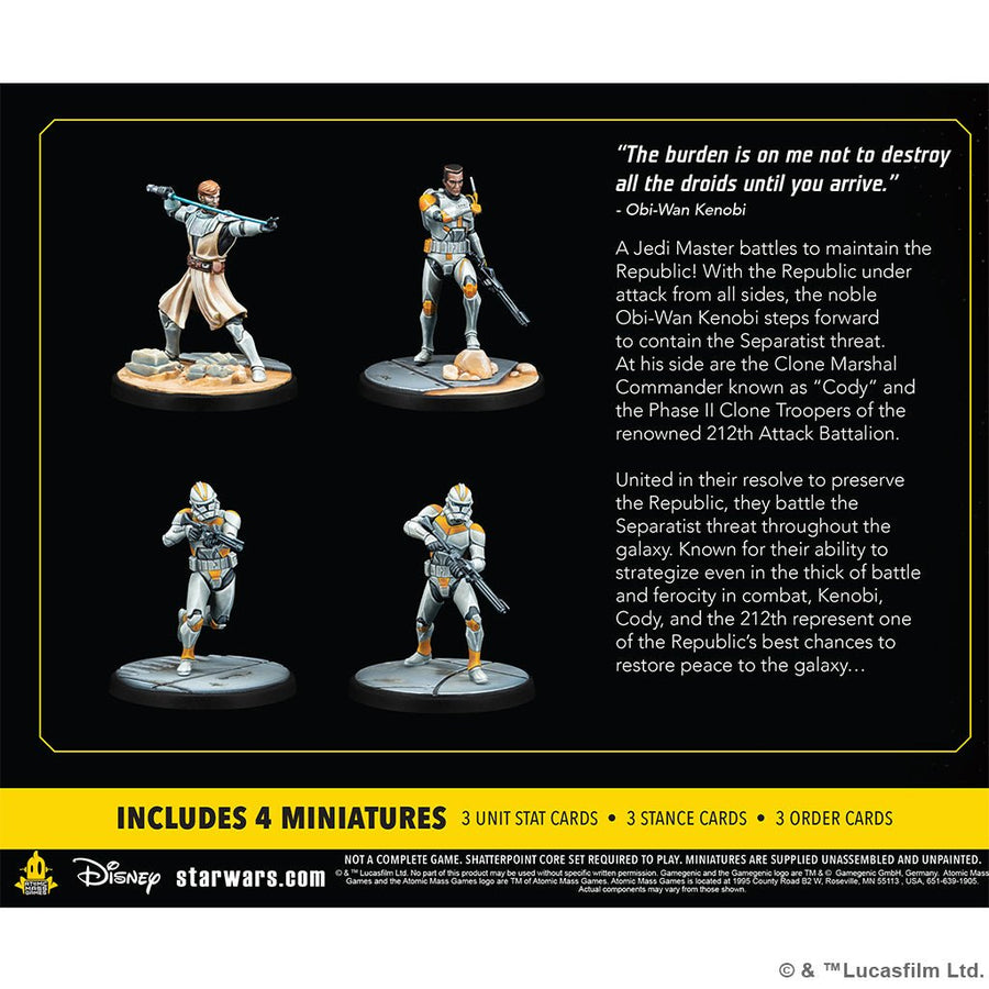 Star Wars: Shatterpoint - Hello There: General Kenobi Squad Pack - Gathering Games
