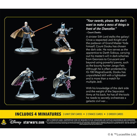 Star Wars: Shatterpoint - Twice the Pride: Count Dooku Squad Pack - Gathering Games