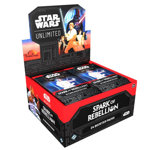 Star Wars Unlimited: Spark Of Rebellion Booster Box - Gathering Games