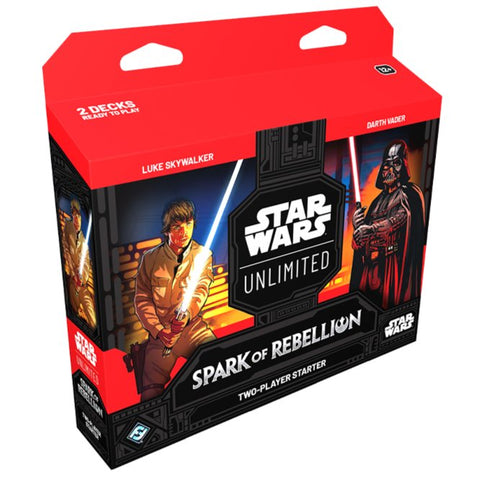 Star Wars Unlimited: Spark Of Rebellion Two-Player Starter (Luke Vs Vader) - Gathering Games