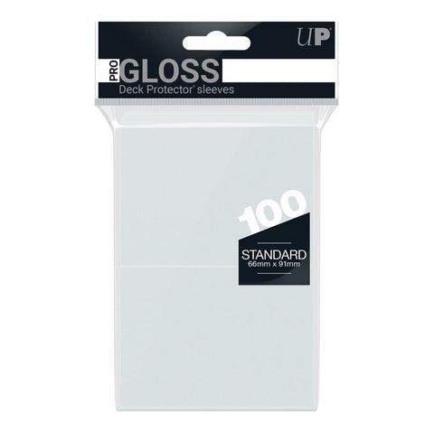 Ultra Pro Pro-Gloss Standard Deck Protectors Clear (100) - Gathering Games
