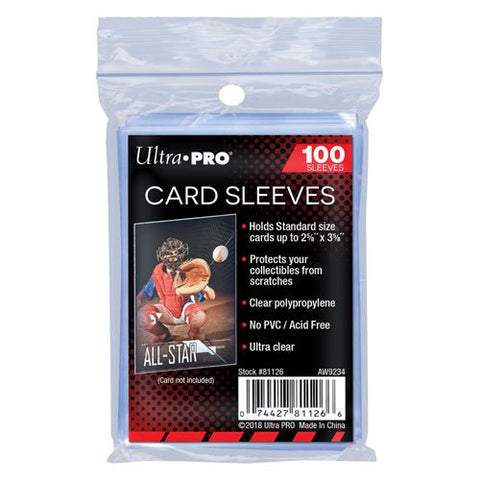 Ultra Pro - Standard Soft Sleeves (100 Count) - Gathering Games