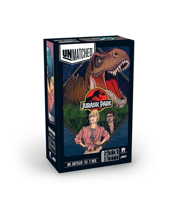Unmatched: Dr Sattler VS T-Rex - Gathering Games