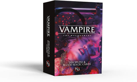 Vampire: The Masquerade 5th Edition RPG Discipline and Blood Magic Cards - Gathering Games