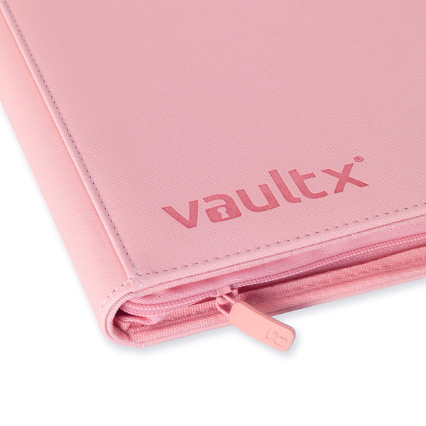 Vault X - 12-Pocket Exo-Tec Zip Binder - Just Pink - 2