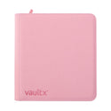 Vault X - 12-Pocket Exo-Tec Zip Binder - Just Pink - 1