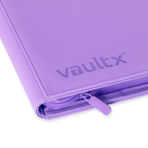 Vault X - 12-Pocket Exo-Tec Zip Binder - Just Purple - Gathering Games
