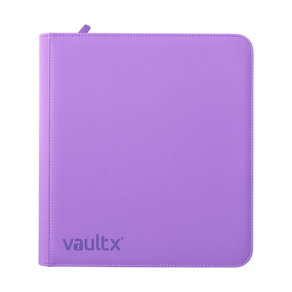 Vault X - 12-Pocket Exo-Tec Zip Binder - Just Purple - 1