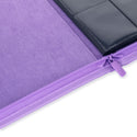 Vault X - 12-Pocket Exo-Tec Zip Binder - Just Purple - 3