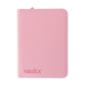 Vault X - 9-Pocket Exo-Tec Zip Binder - Just Pink - 1