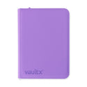 Vault X - 9-Pocket Exo-Tec Zip Binder - Just Purple - 2