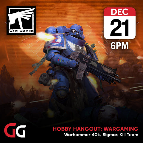 Wargaming Hobby Hangout | 21st Dec 2023 | Skipton - Gathering Games