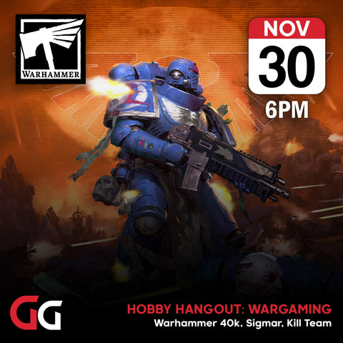 Wargaming Hobby Hangout | 30th Nov 2023 | Skipton - Gathering Games