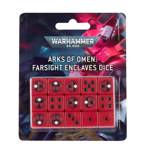 Warhammer 40K: Arks of Omen - Farsight Enclaves Dice Set - Gathering Games