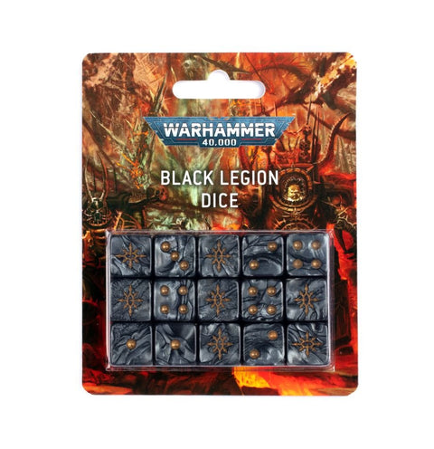 Warhammer 40K: Black Legion - Dice Set - Gathering Games