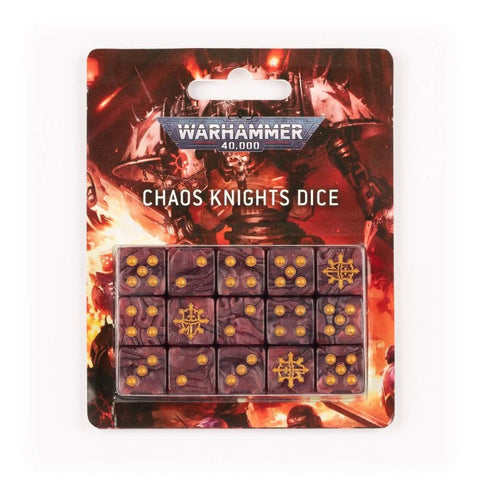 Warhammer 40K: Chaos Knights Dice - Gathering Games