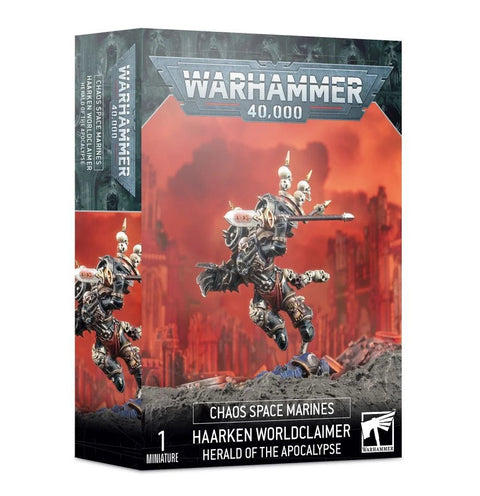 Warhammer 40K: Chaos Space Marines - Haarken Worldclaimer, Herald Of The Apocalypse - Gathering Games