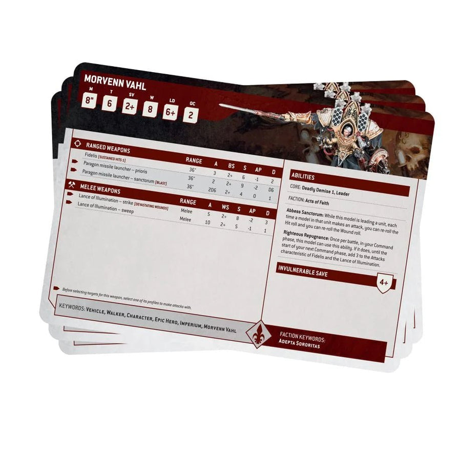 Warhammer 40K: Index - Adepta Sororitas - Gathering Games