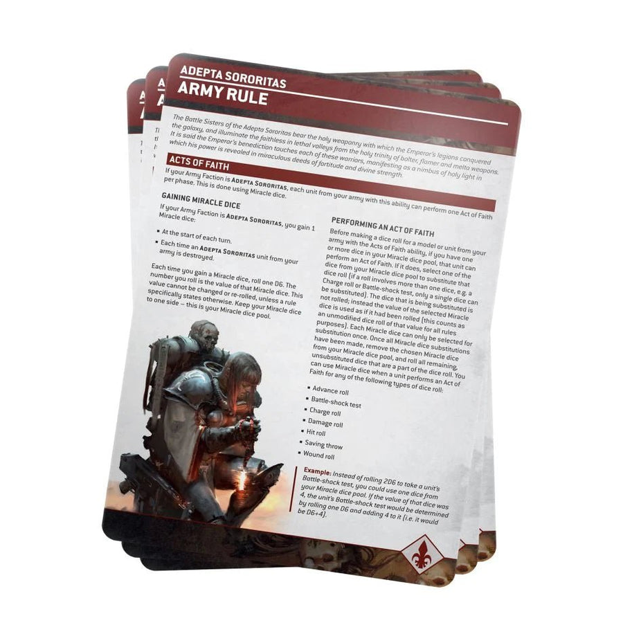 Warhammer 40K: Index - Adepta Sororitas - Gathering Games