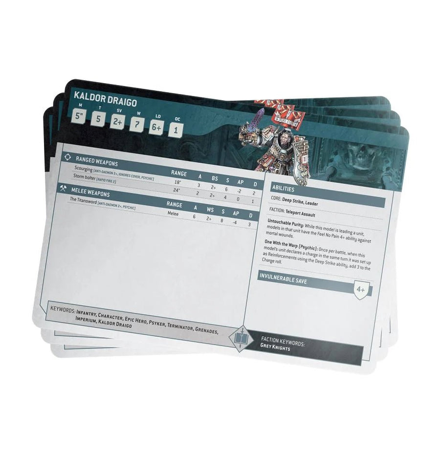 Warhammer 40K: Index - Grey Knights - Gathering Games