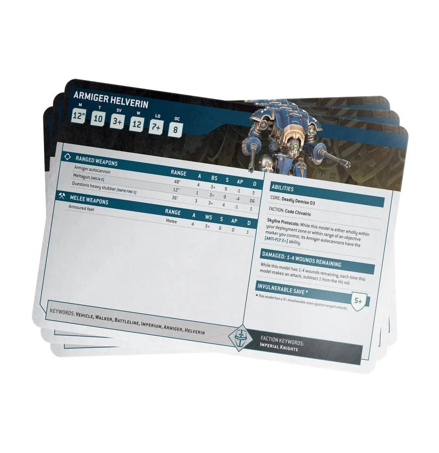 Warhammer 40K: Index - Knight Households - Gathering Games