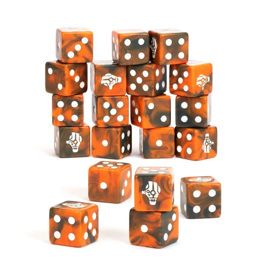 Warhammer 40K Kill Team: Hierotek Circle Dice Set - Gathering Games