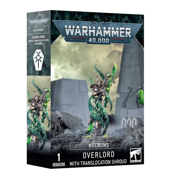 Warhammer 40K: Necrons - Overlord With Tanslocation Shroud - 1