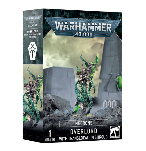 Warhammer 40K: Necrons - Overlord With Tanslocation Shroud - Gathering Games