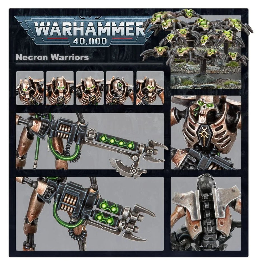 Warhammer 40K: Necrons - Warriors - Gathering Games