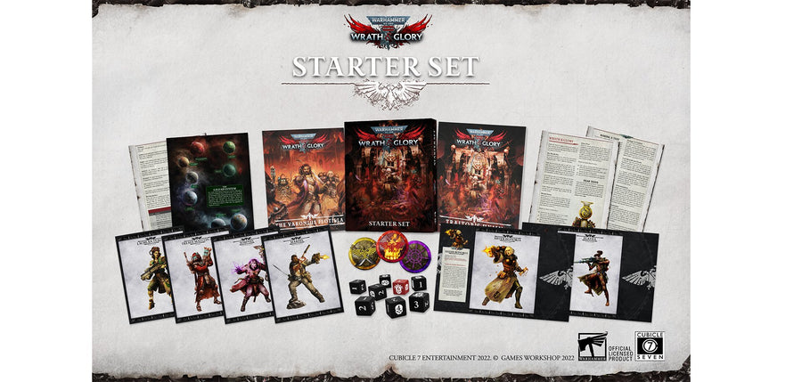 Warhammer 40K Roleplay: Wrath and Glory Starter Set - Gathering Games