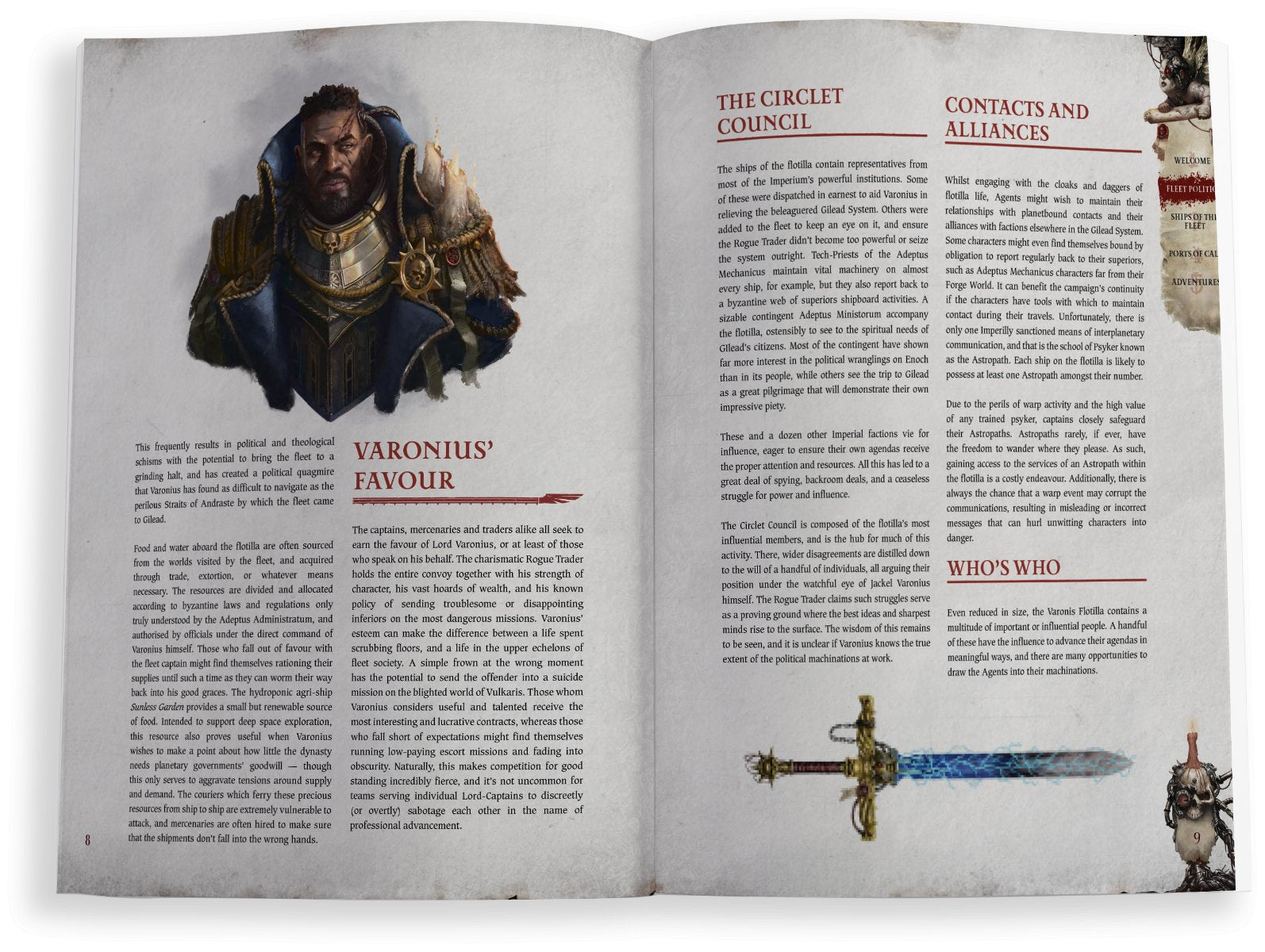 Warhammer 40K Roleplay Wrath & Glory Starter Set Gathering Games