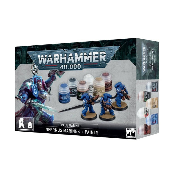 Warhammer 40K: Space Marines - Infernus Marines + Paints Set - 1