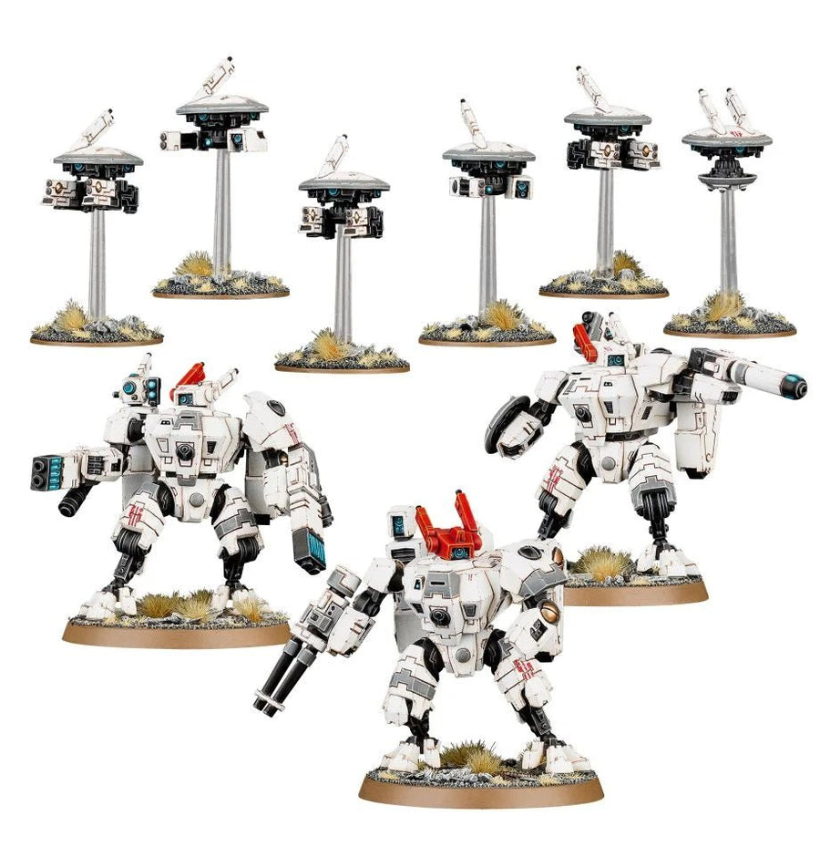 Warhammer 40K: T'au Empire - Crisis Battlesuits - Gathering Games
