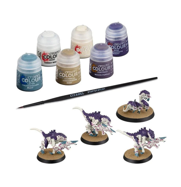 Warhammer 40K: Tyranids - Termagants and Ripper Swarm + Paints Set - 2