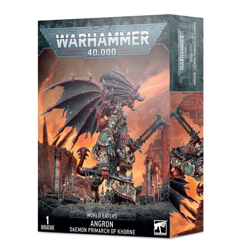 Warhammer 40K: World Eaters - Angron Daemon Primarch of Khorne - Gathering Games