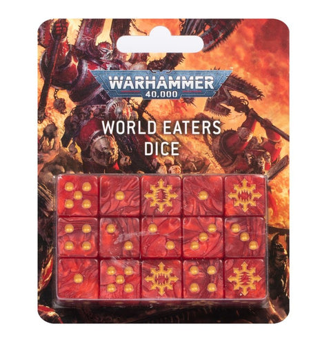 Warhammer 40K: World Eaters - Dice Set - Gathering Games