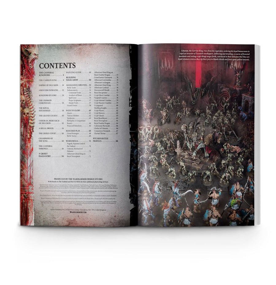 Warhammer Age Of Sigmar: Battletome Flesh-eater Courts - Gathering Games